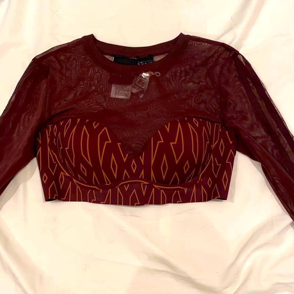 Ivy park monogram Addidas  Crop top